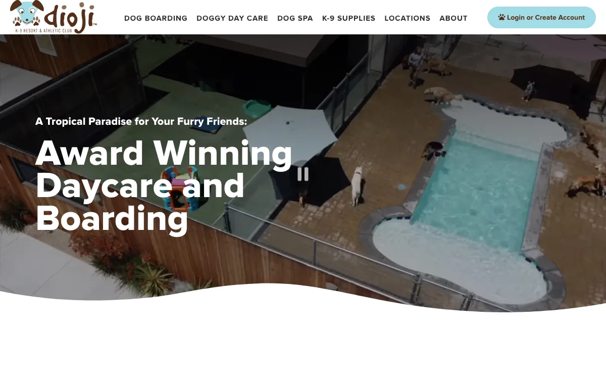 Multi-Location Pet Resort website built by Ramp Up Digital